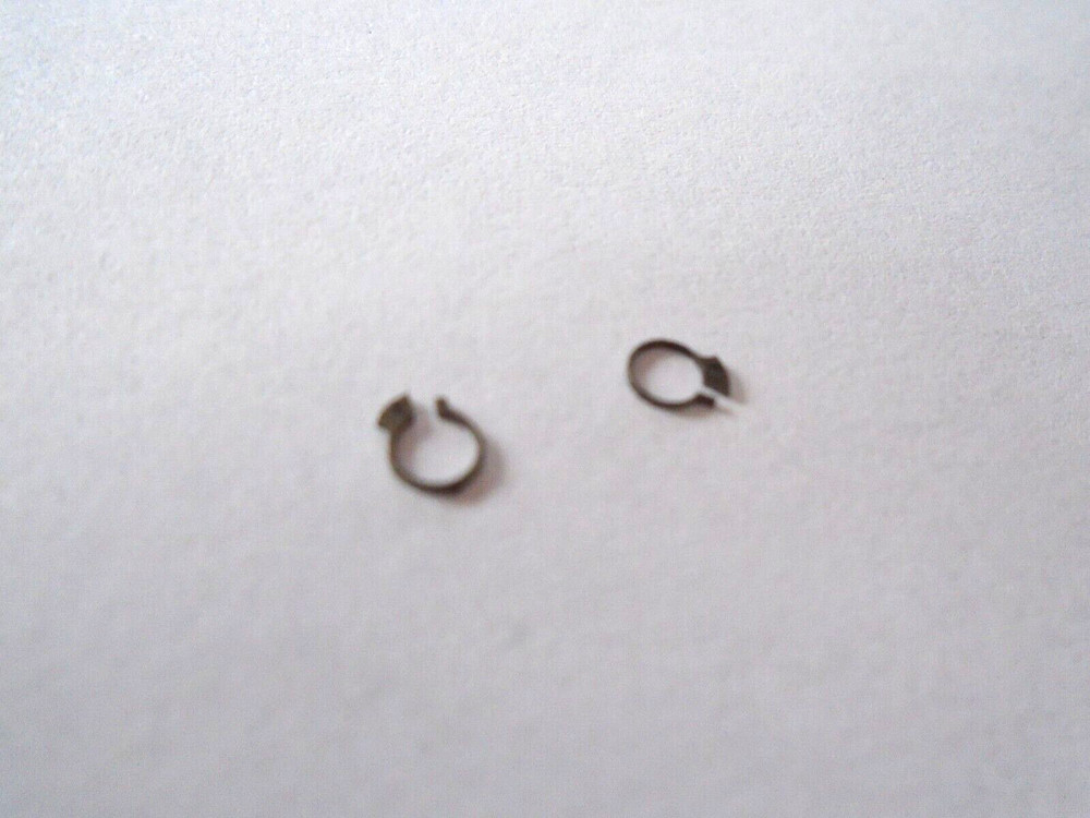 2 ELGIN 12 SIZE POCKET WATCH CLICK SPRING  #1897 -------  CC- 91