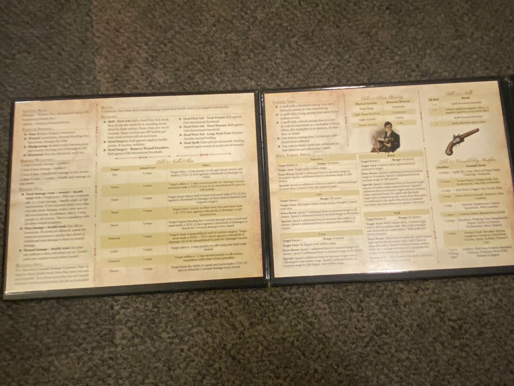 Game Master Screen Age Of Aether