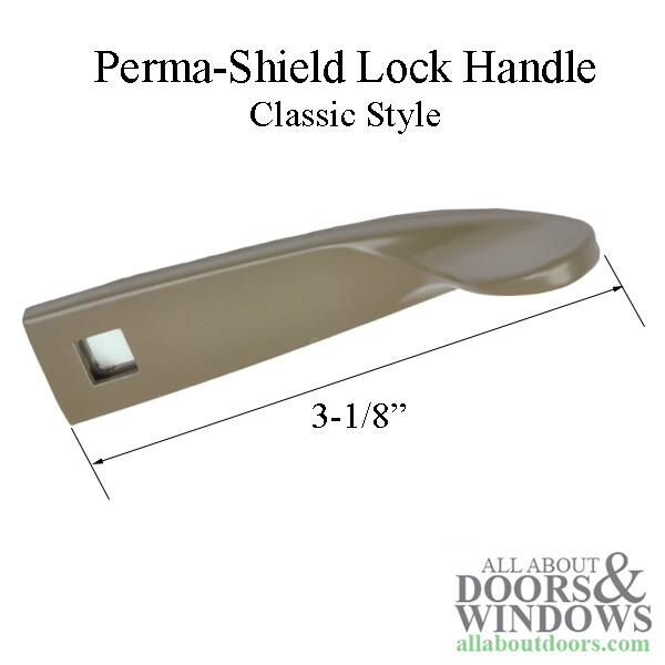 Andersen Window Lock Handle For Perma Shield Window Stone Color Handle