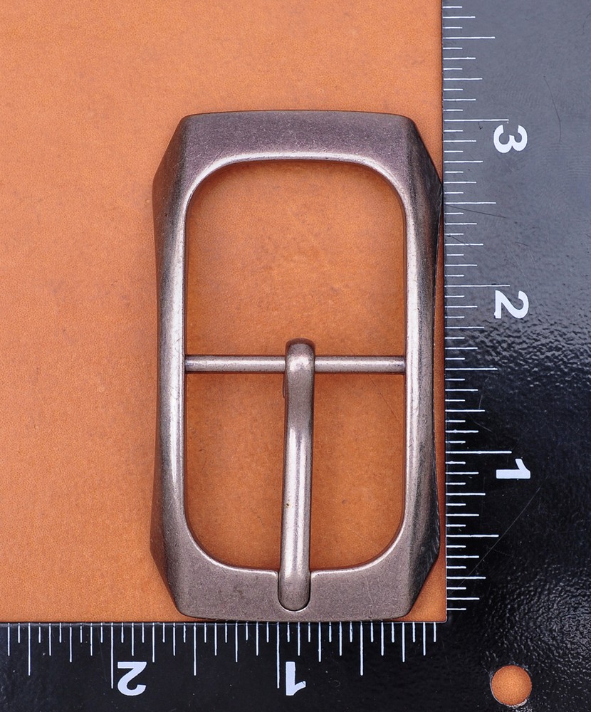Arch Solid Rectangular Antique Silver Center Bar Pin Belt Buckle Fit 32mm Strap