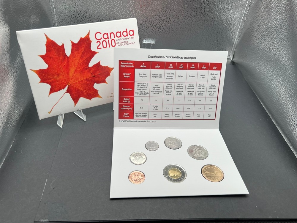 2010 Canada Mint Uncirculated Coin Set