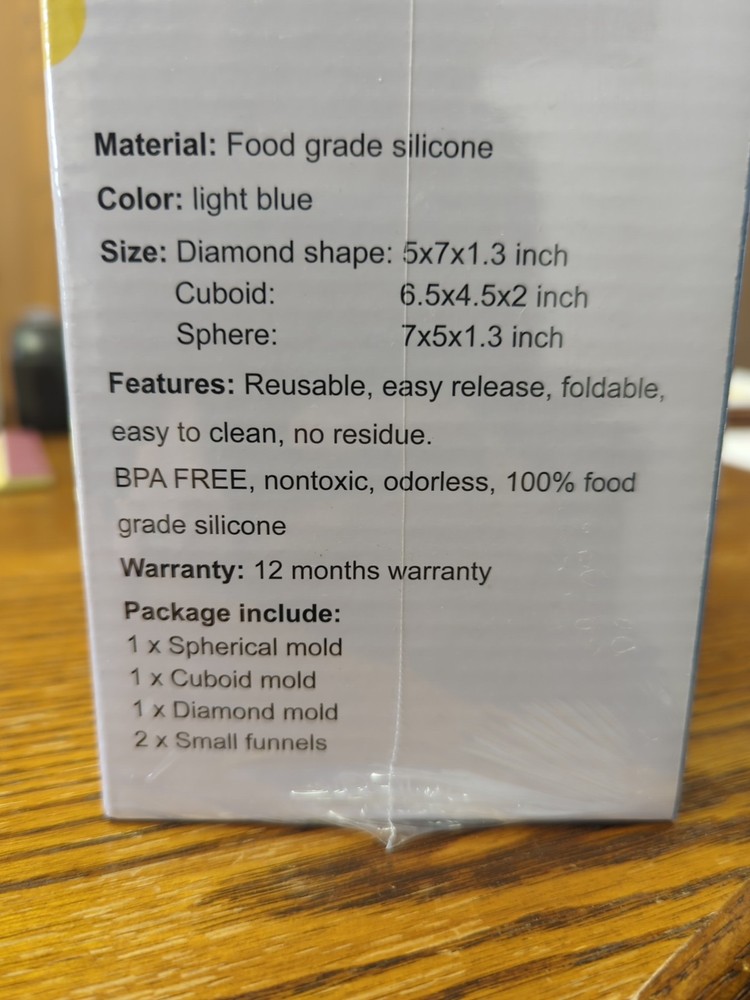 Mucome Silicone Ice Cube Trays