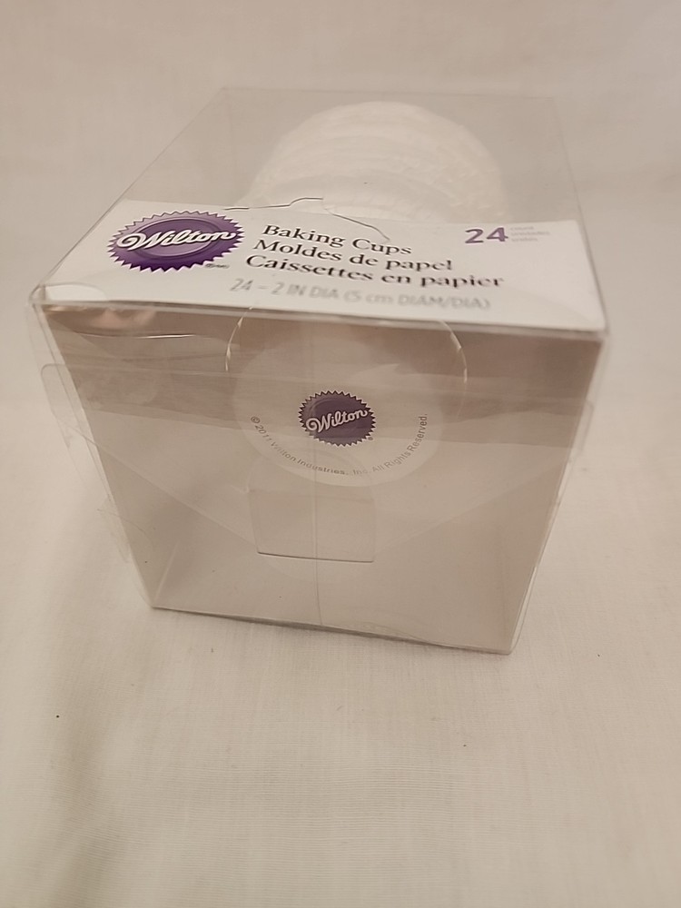 Wilton White Baking Cups 24 Count Paper Disposable