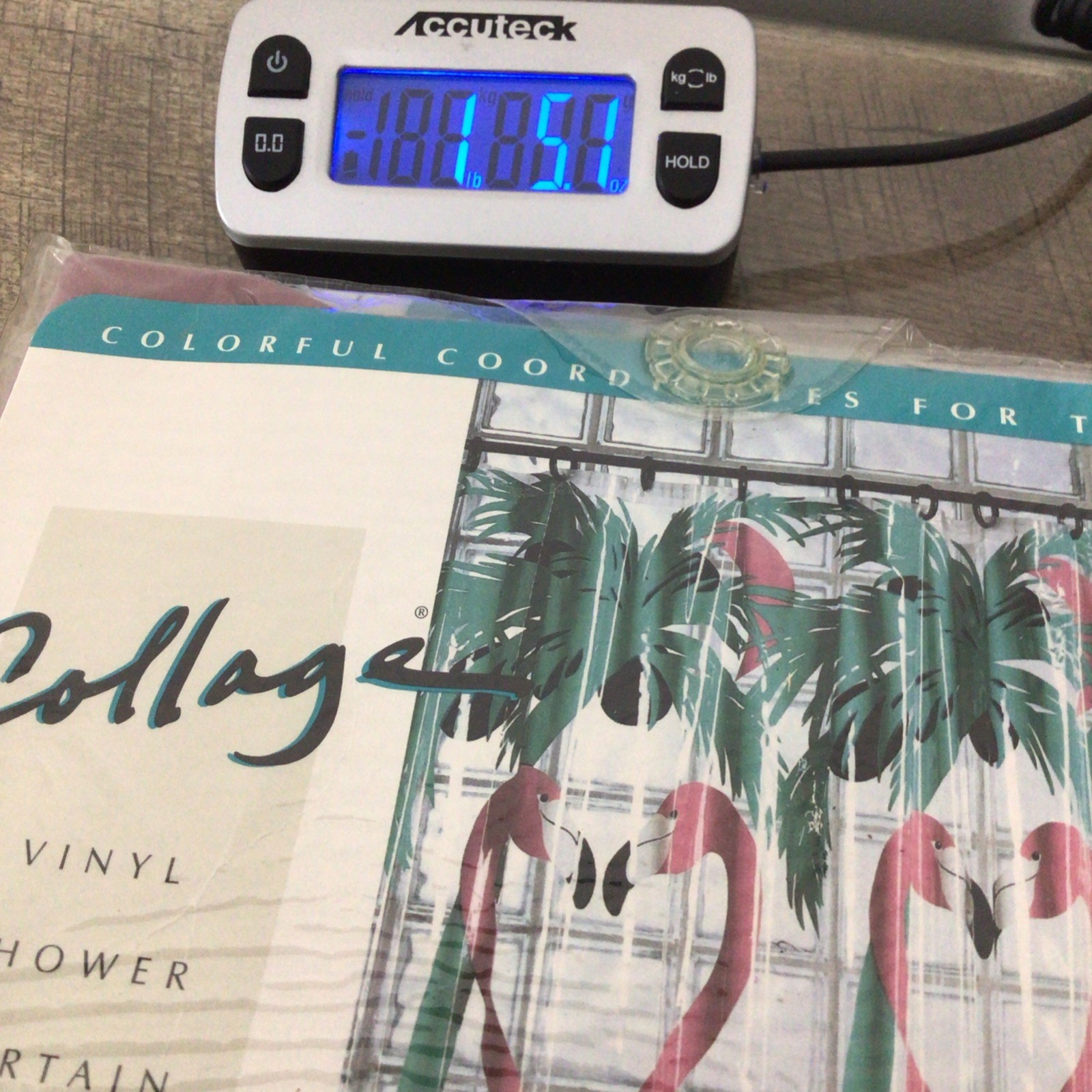 Vintage New “Flamingo Road” Shower Curtain 70x72 Vinyl