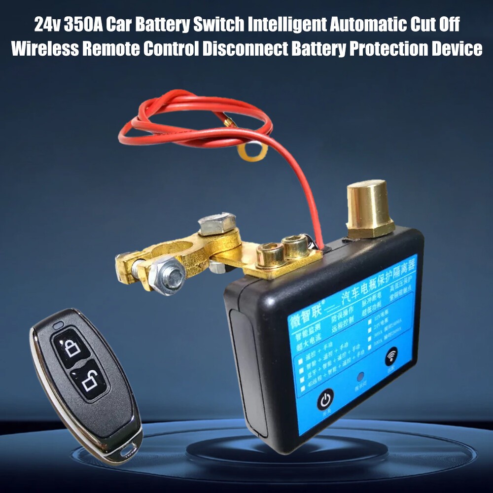 Car Switch Automatic Cut Off Wireless Remote Control Disconnect Battery Device
