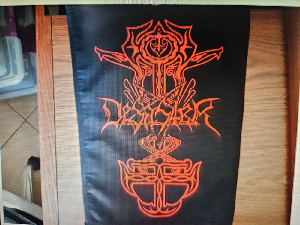 DESASTER, SEW ON SUBLIMATED LARGE BACK PATCH