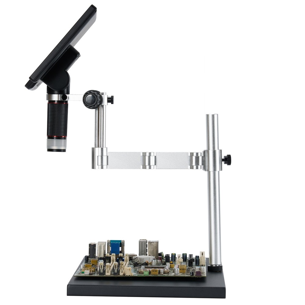 TOMLOV 4K Digital Microscope Spin Arm Soldering Microscope 52MP Coin MicroScope