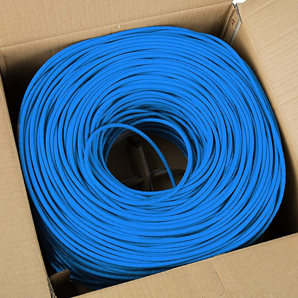 1000ft Cat 6 Ethernet Cable CCA Network Cable 550MHz CMR Cat6 Cord