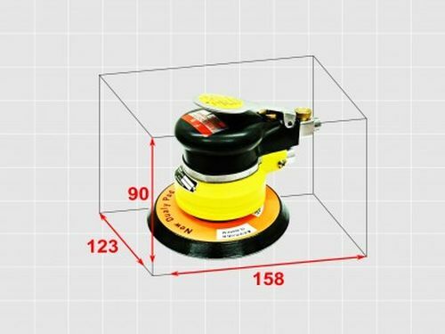 COMPACT TOOLS 914L double action Sander Non-suction dust Pile and hook pad