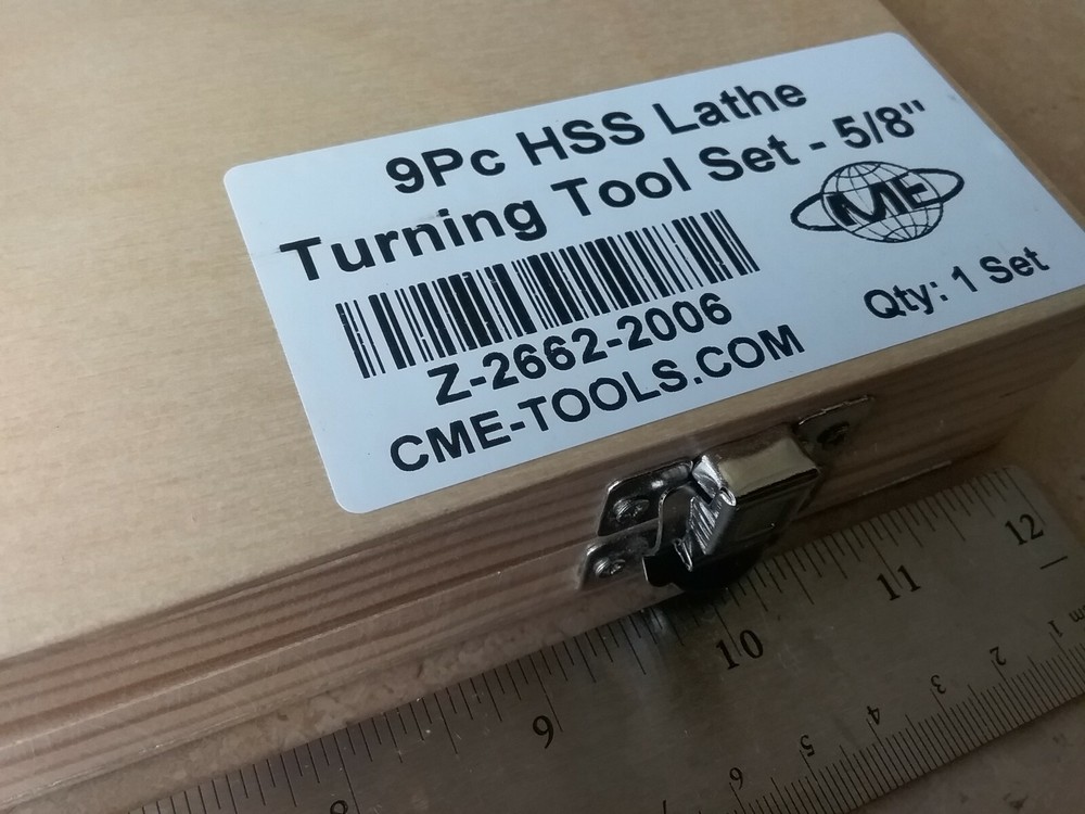 5/8" shank 9pcs/set Solid HSS tool bits offset cranked turning #Z-2662-2006-IN