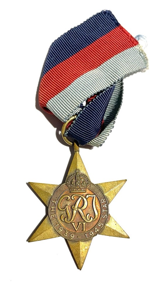 Authentic WW2 1939-1945 Star Medal, Boxed