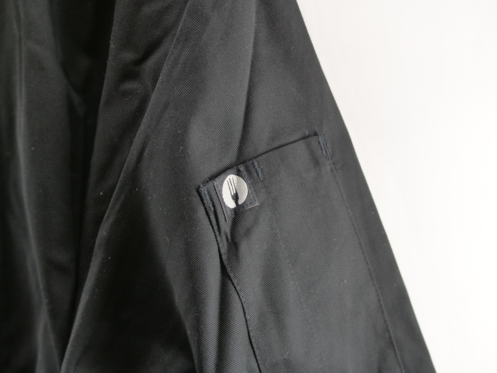 Chef Works Men's Chef Cook Coat - Black - Size L and XL