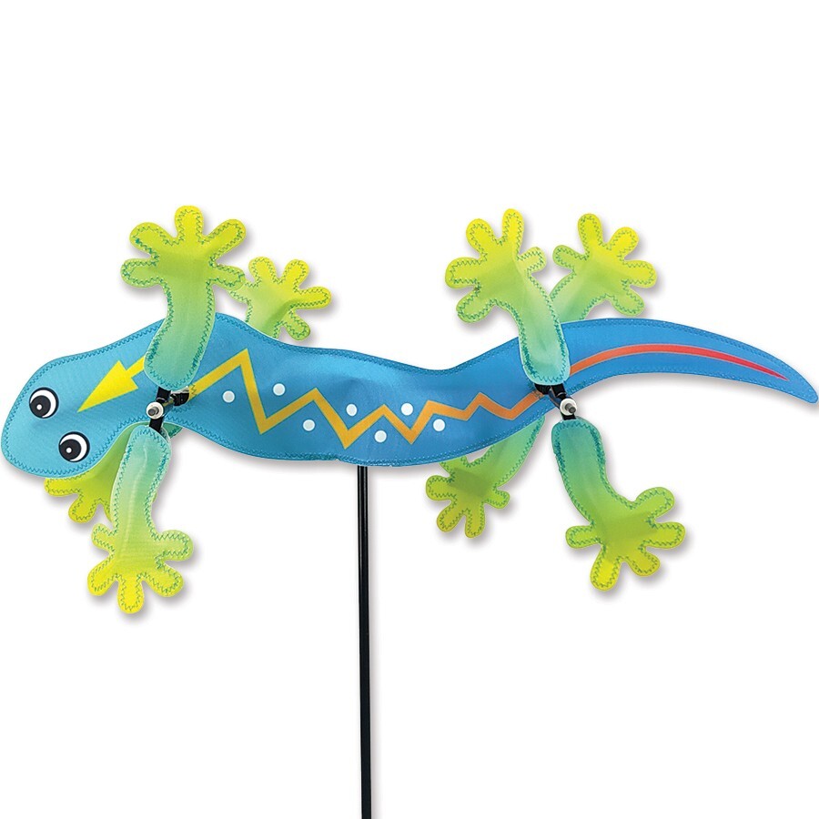 Gecko Whirligig Wind Spinner 20"