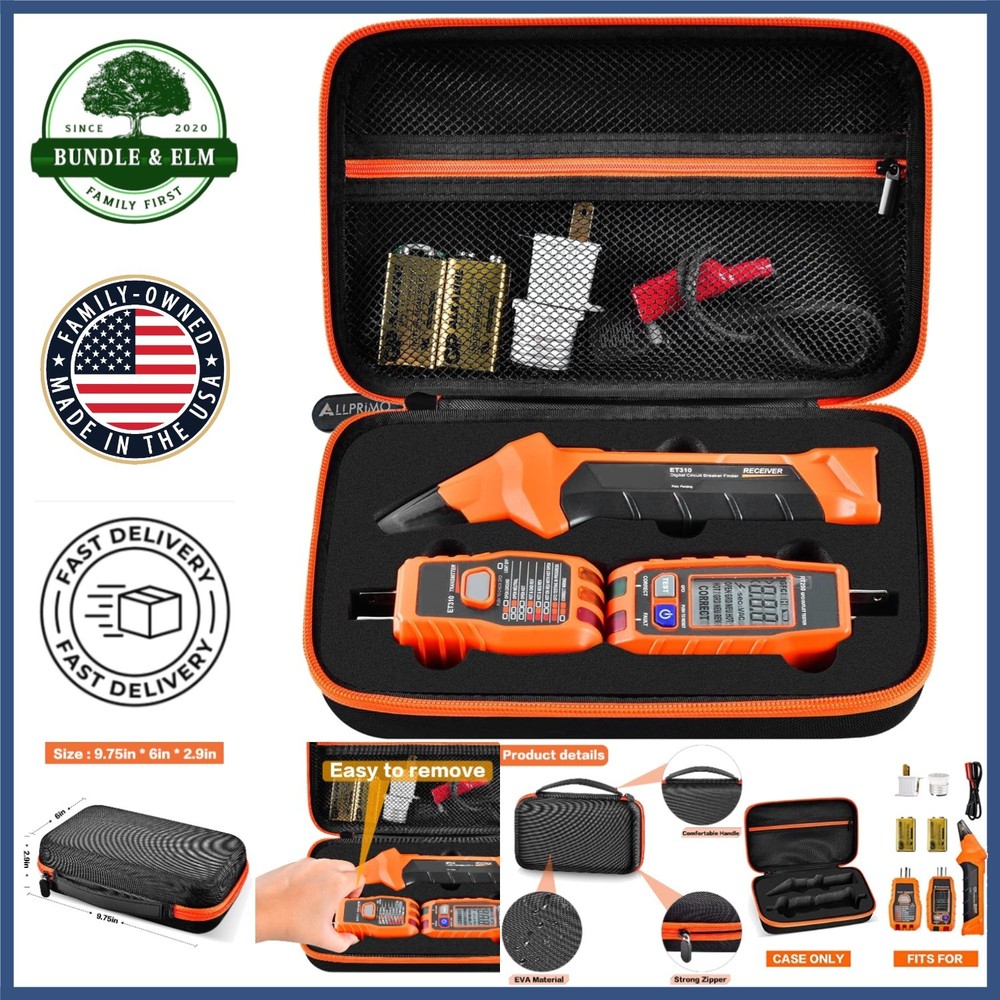 Protective Hard Shell Case for Circuit Testers and Electrical Measurement Tools