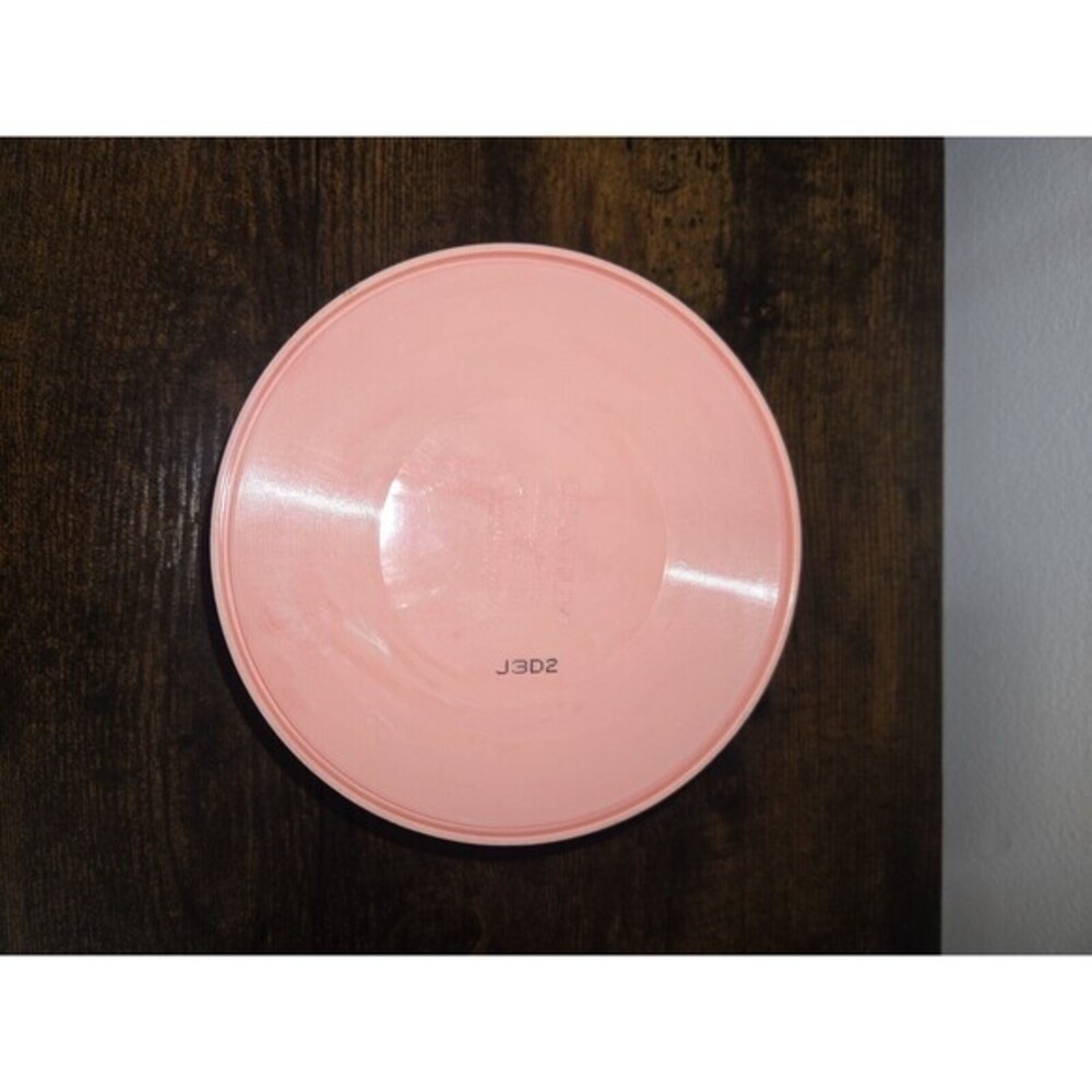 Vintage Chantilly Dusting Powder Box Solid Pink Plastic Case Empty