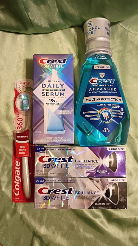 NEW PREMIUM Crest 3D White Whitening Bundle