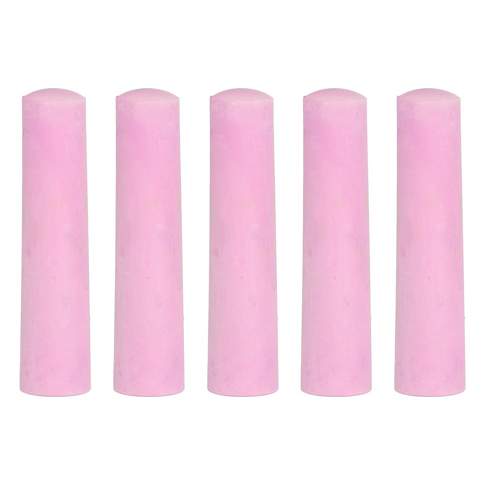 5pcs Pink/Red Large Outdoor Chalk