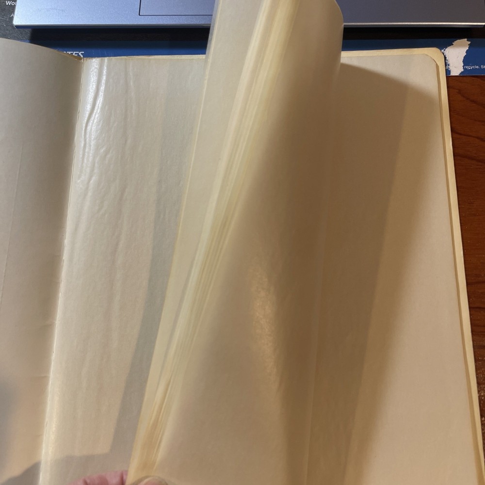 EMPTY MINT SHEET FILE (15) POCKET PAGES. Approx 9.50" x 11.50" Used