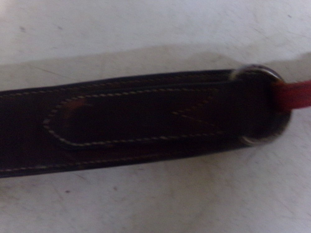 Leather Breast Collar - Red Ties (Used)