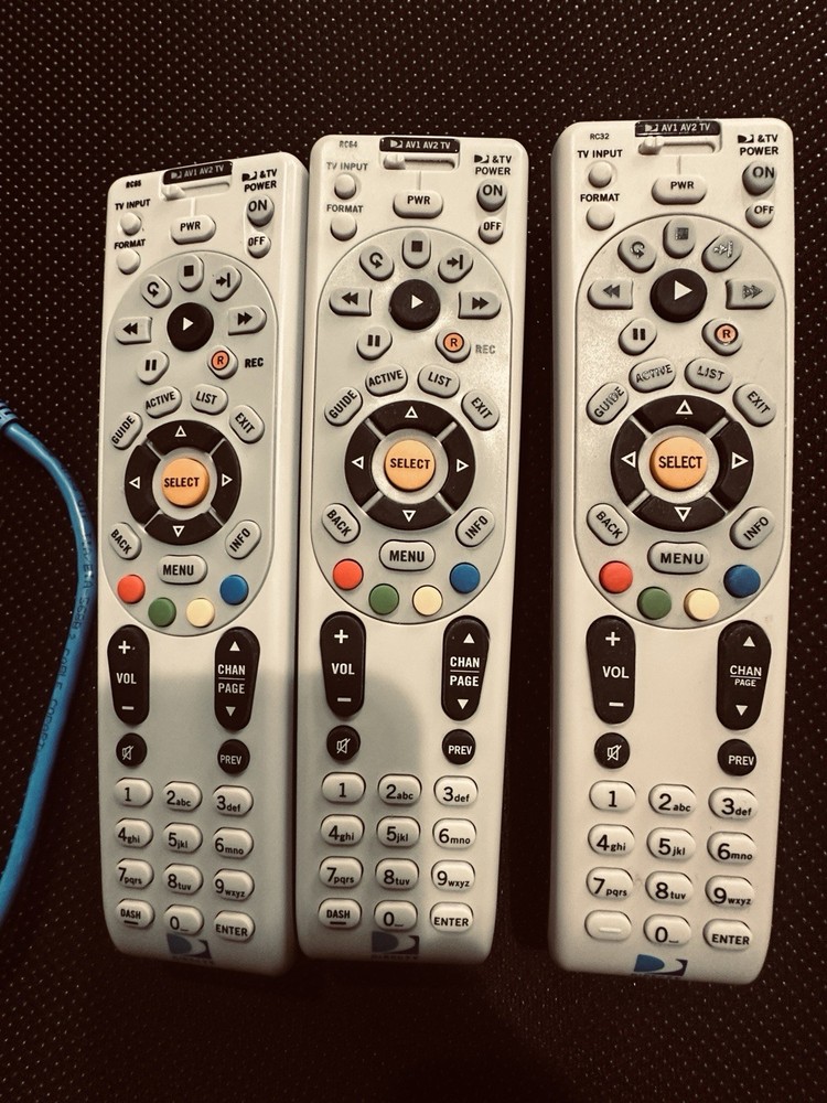 Two tv receivers Three Remote One Connected Adapter One Power Inserted