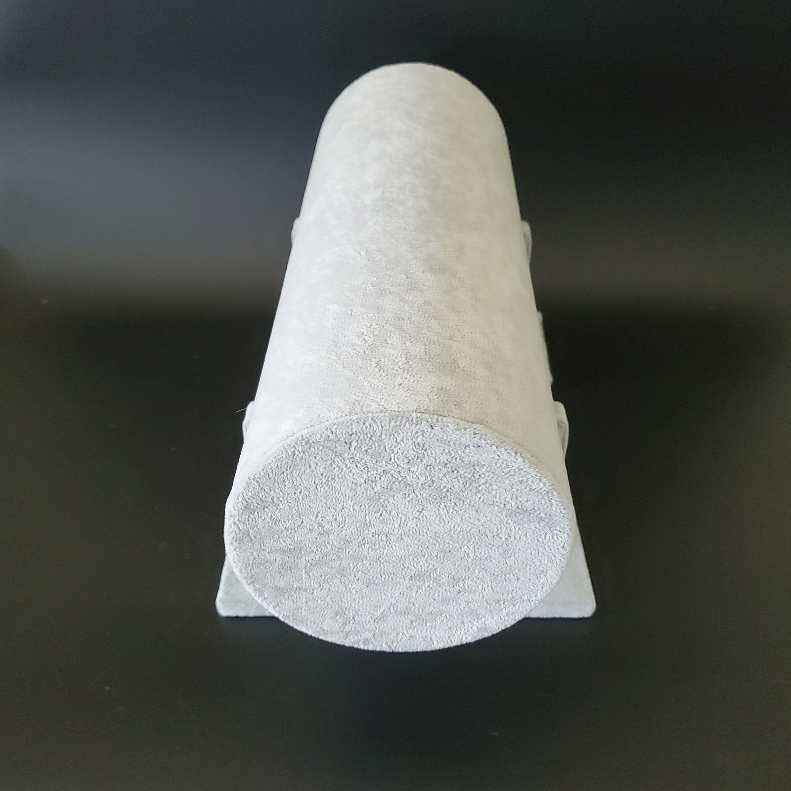 Large Soft Gray Velvet Headband Holder Display Organizer Stand