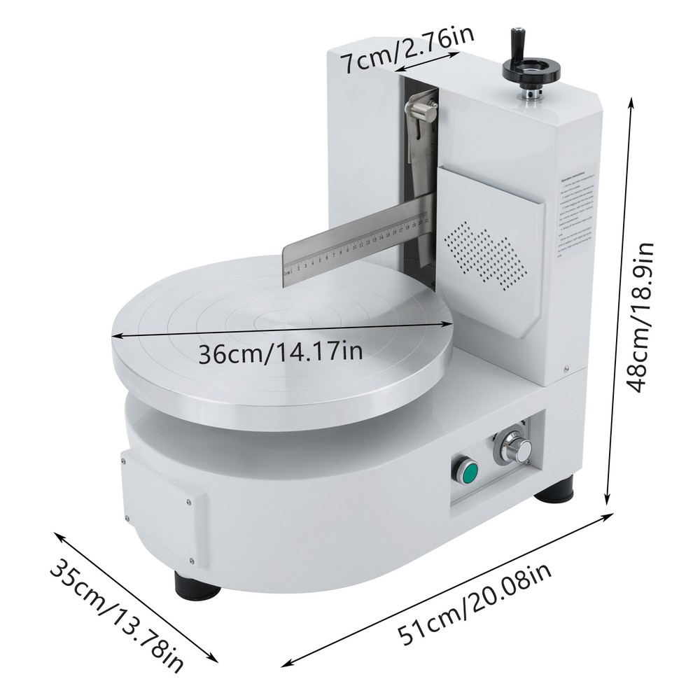 Cake Decorating Coating Machine Cream Spreading Edge Smoothing Coating Machine