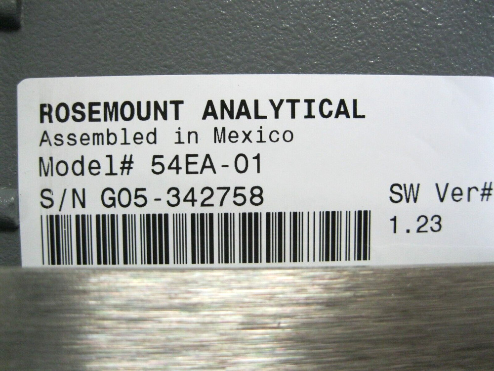 Rosemount 54EA-01 Amperometric HART Analyzer/Controller H12