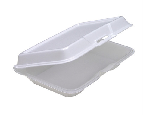 Pactiv PS Conventional Rectangular Food Container White | 150/Case