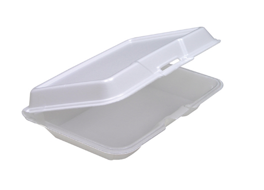 Pactiv PS Conventional Rectangular Food Container White | 150/Case