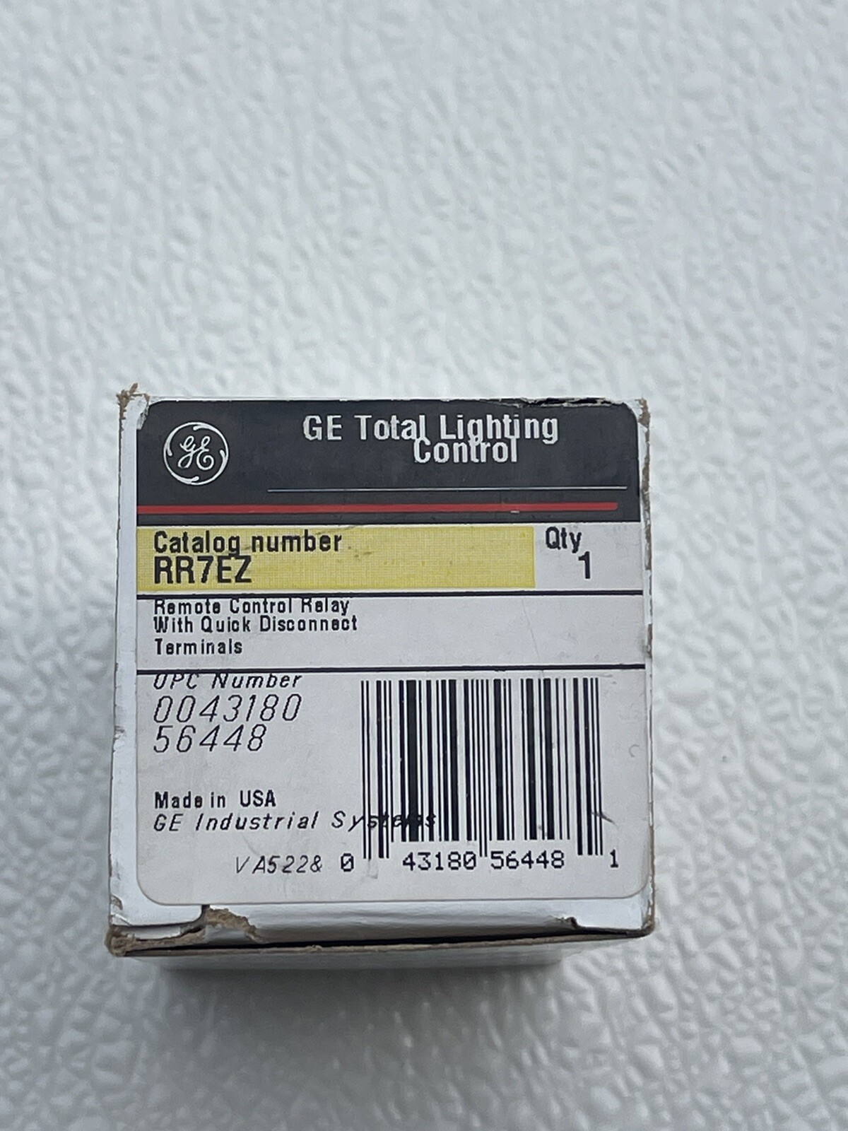 GE RR7EZ Remote Control Relay