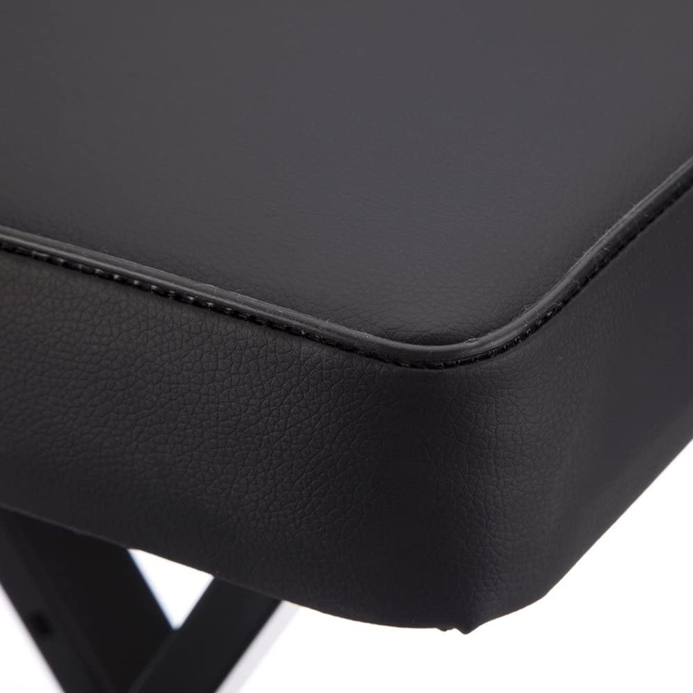 KB100 Adjustable Padded Keyboard Bench, X-Style, Black