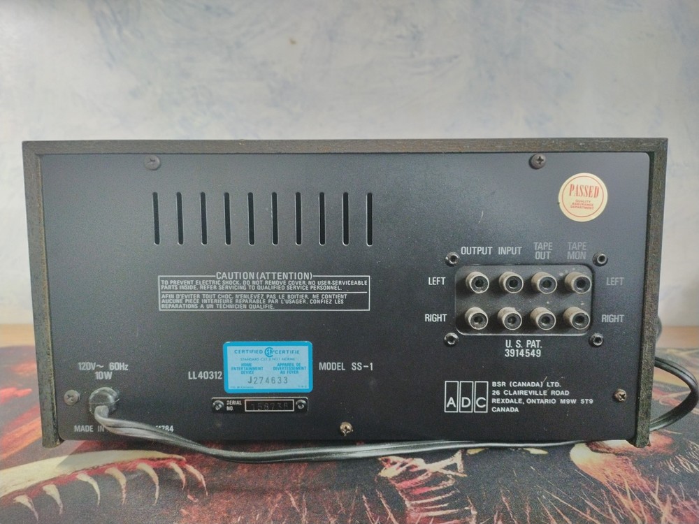 Vintage ADC Sound Shaper One Stereo Frequency Equalizer