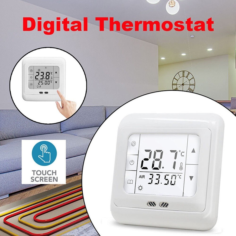 Temperature Control System for Underfloor Heating with Touchscreen Display