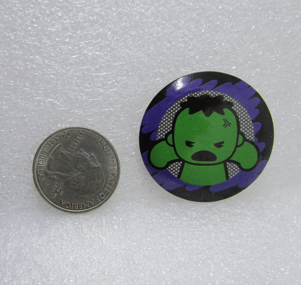 Marvel Hulk Button Pin