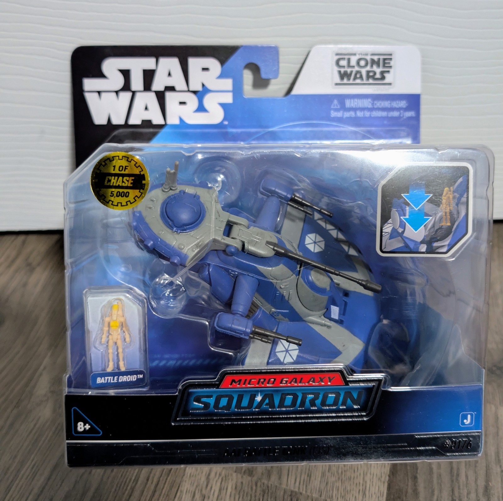 Star Wars Chase Micro Galaxy Squadron Series 8 AAT BATTLE TANK #0176 Rare 1/5000