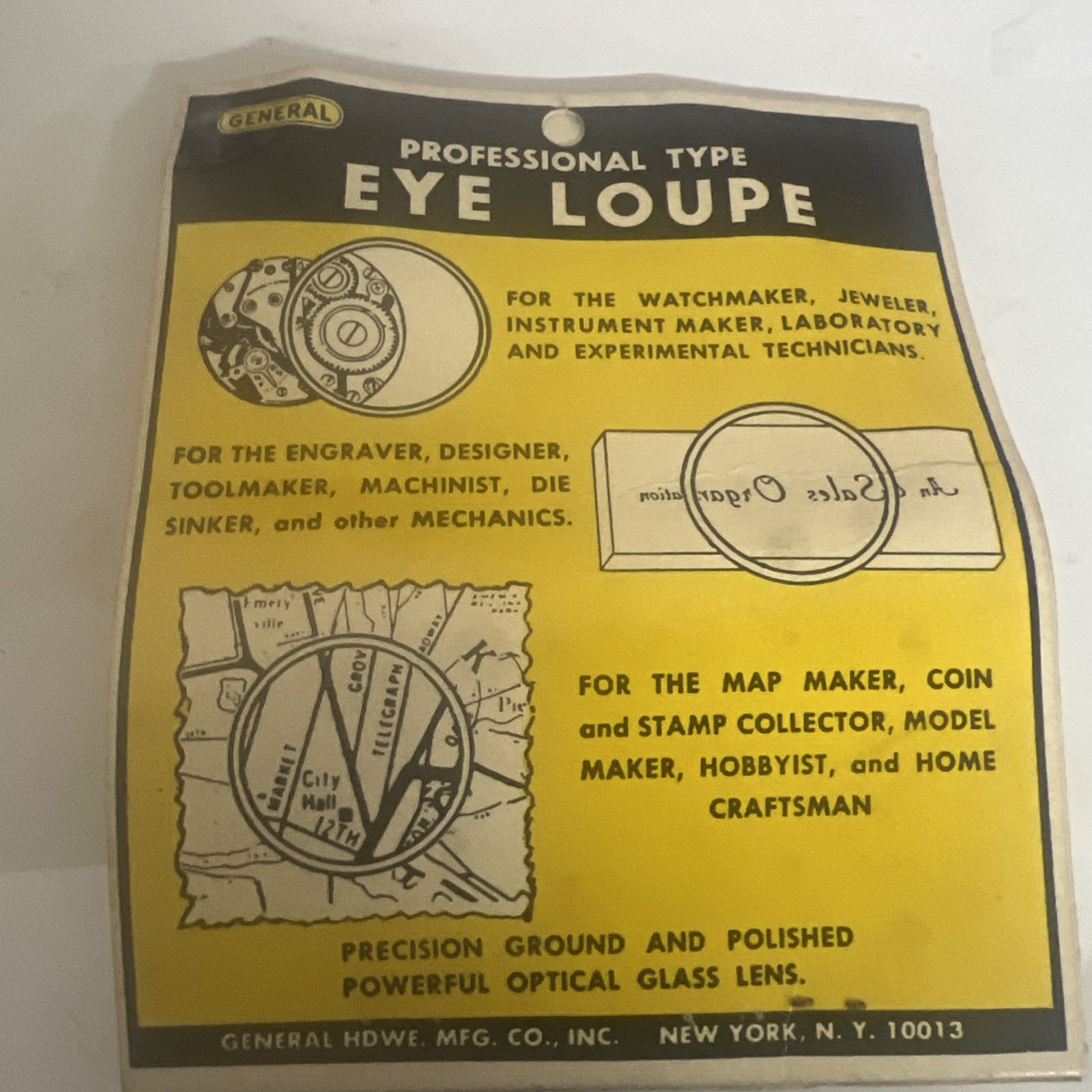 Vintage General 528 Professional Eye Loupe Made In England NOS New