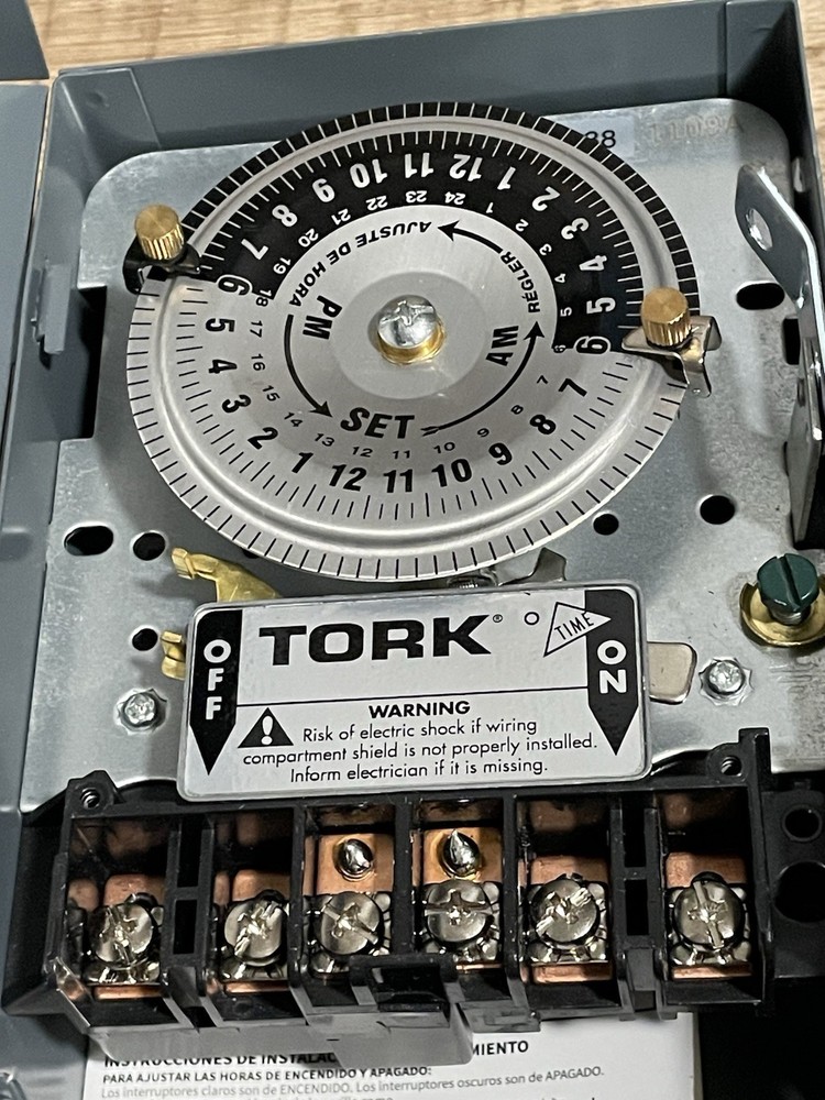 Tork 1109A 24hr Timer Time Switch Multi Voltage