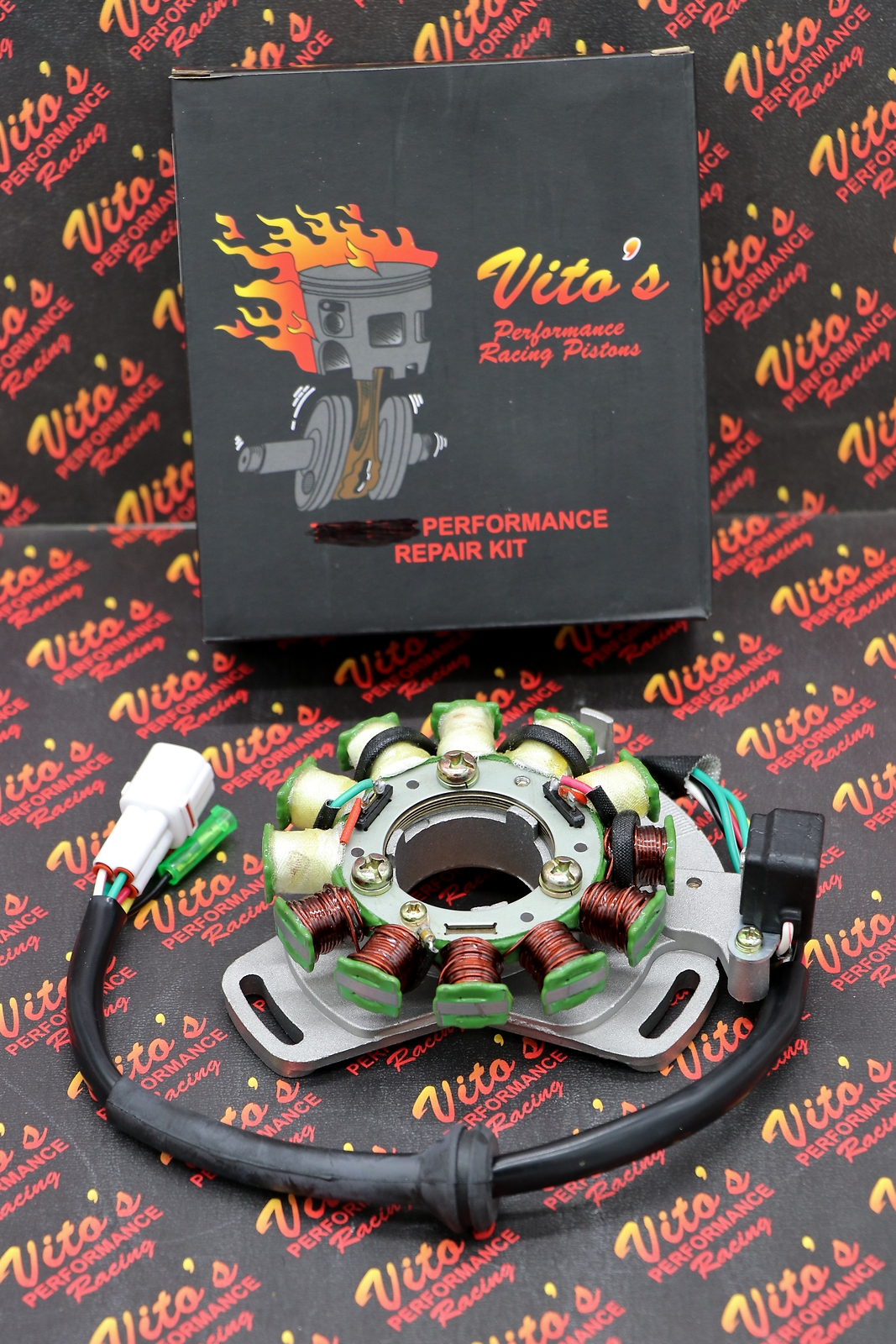 NEW Yamaha Banshee stator with +/-10 aluminum adjustable timing plate 1995-2006