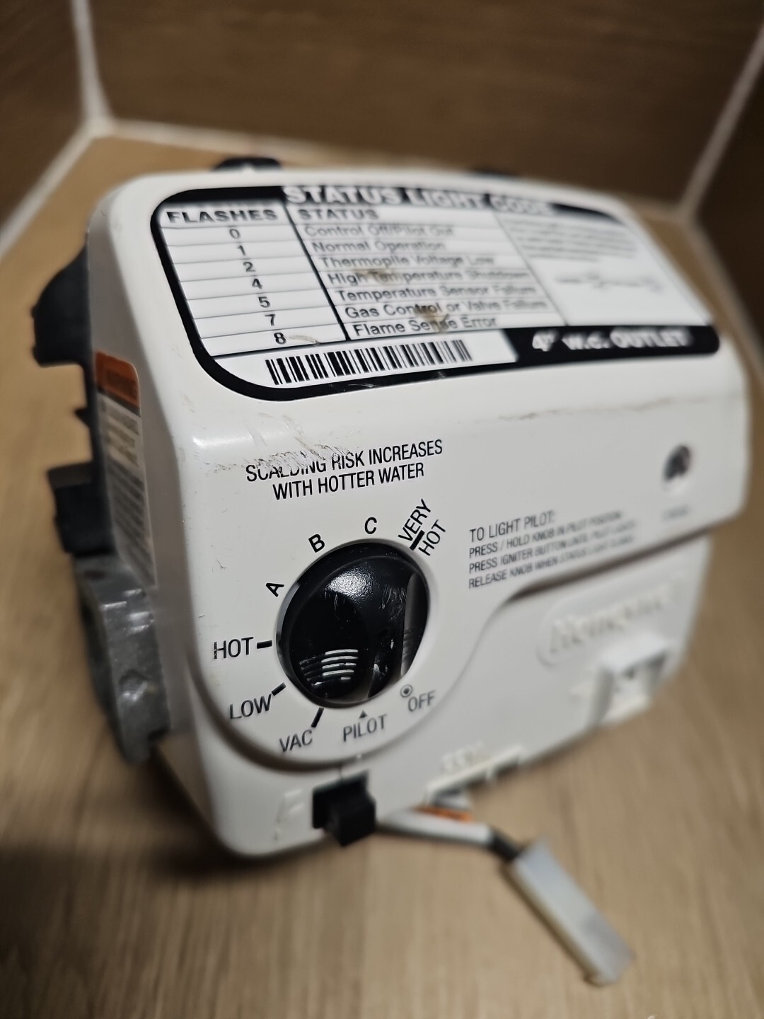 Honeywell Water Heater Gas Valve WV8840B1158 (30 DAY WARRANTY) Ships FAST!