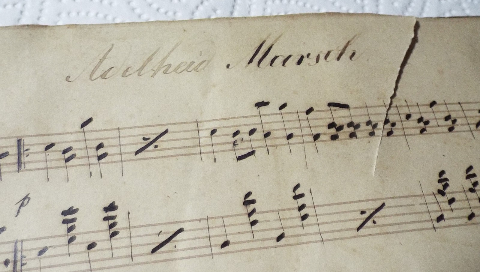 ANTIQUE 1800s HANDWRITTEN SHEET MUSIC WITH SIGNATURES GERMAN COMPOSERS READ!!!!