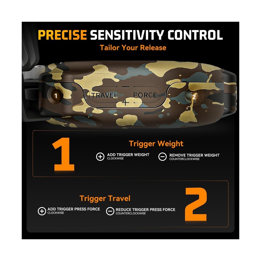 Bow Release for Compound Bow, Archery Release Trigger with Wrist Straps and A...