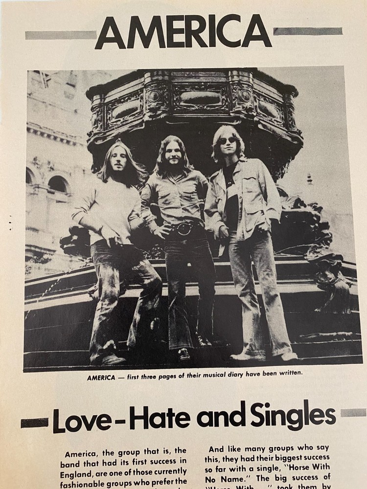 America, Full Page Vintage Clipping