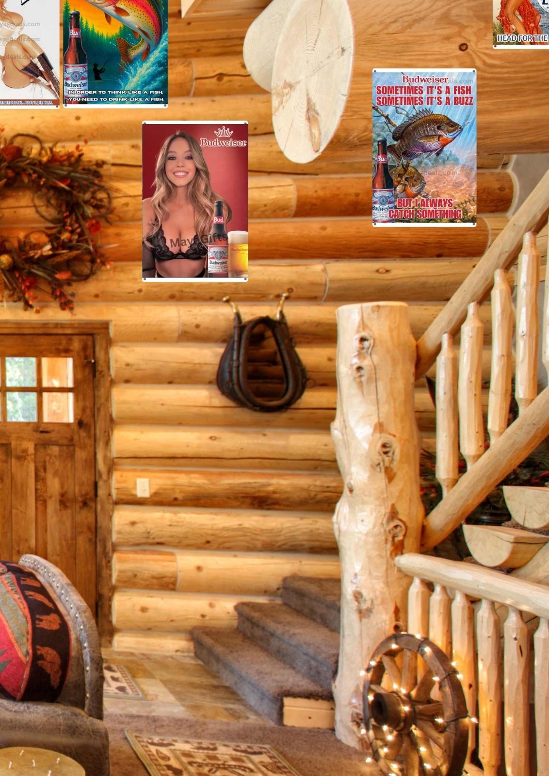 King Of Beers Sydney Sweeney Metal Poster Sign Bar Garage Wall Decor Read Des