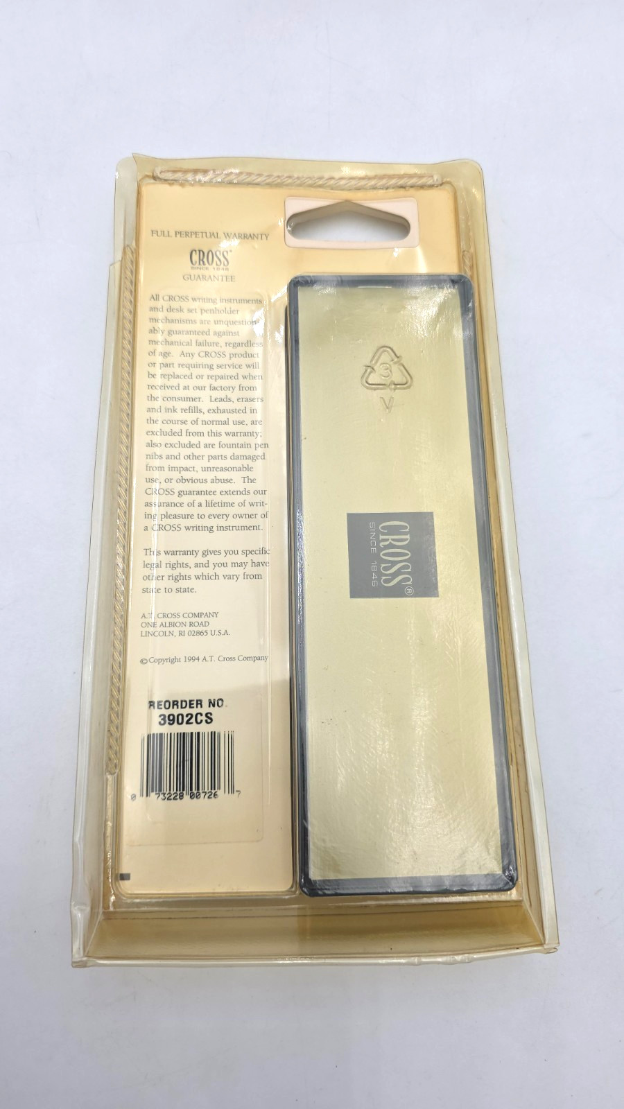 Cross Classic Century Double Banded Ballpoint Pen Green w/Gold Trim