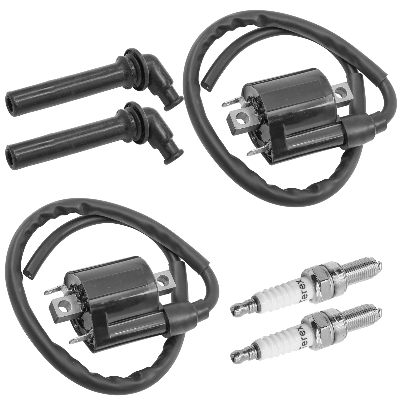 Ignition Coil & Spark Plug For Kawasaki Vulcan 900 VN900 2006-2024 21121-0027