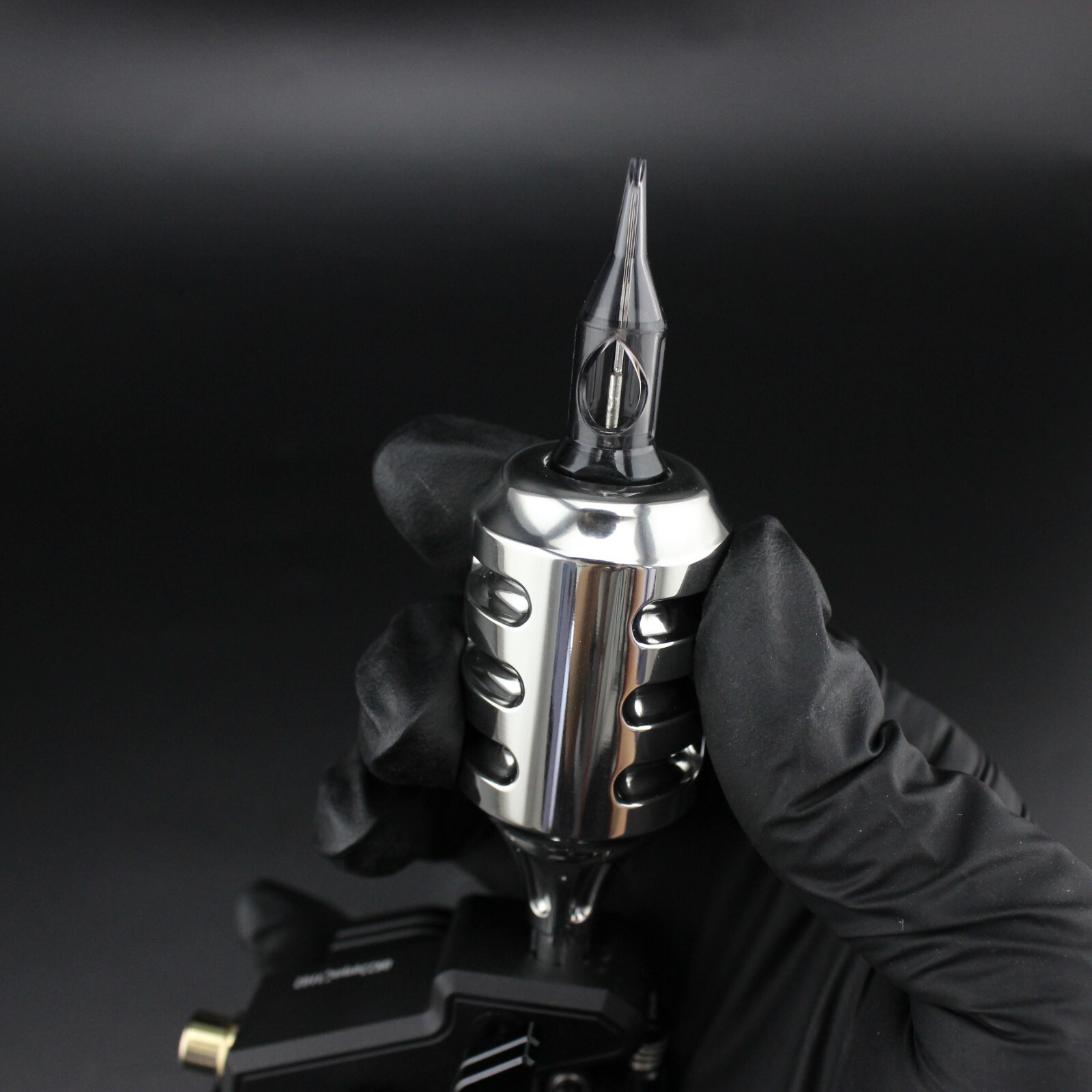 CNC Medical Grade Stainless Steel Adjustable Tattoo Needle Cartridge Grip 30mm