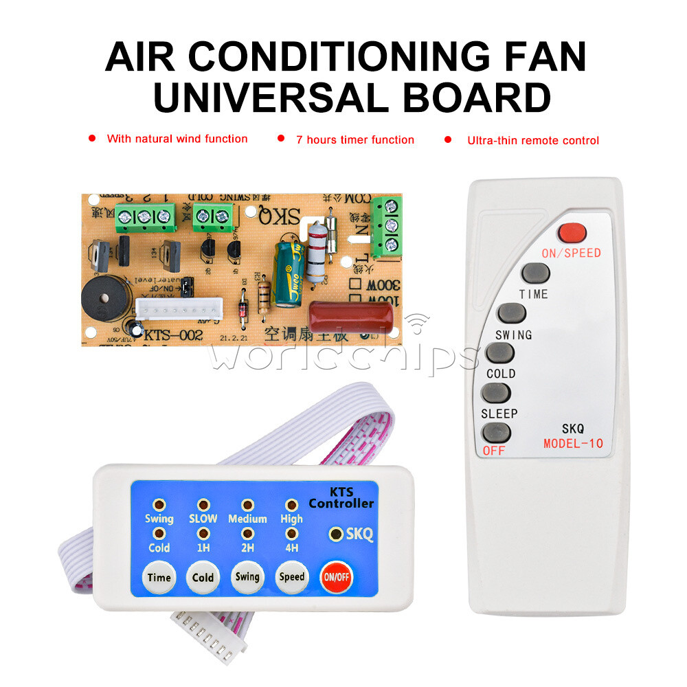 300W Air Conditioning Fan Circuit Board Universal Control Module+Remote Control