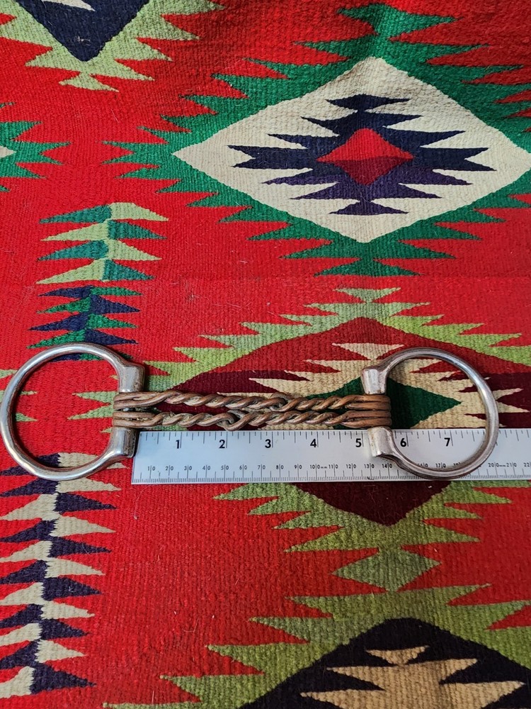 5" DOUBLE TWISTED COPPER WIRE EGGBUT SNAFFLE