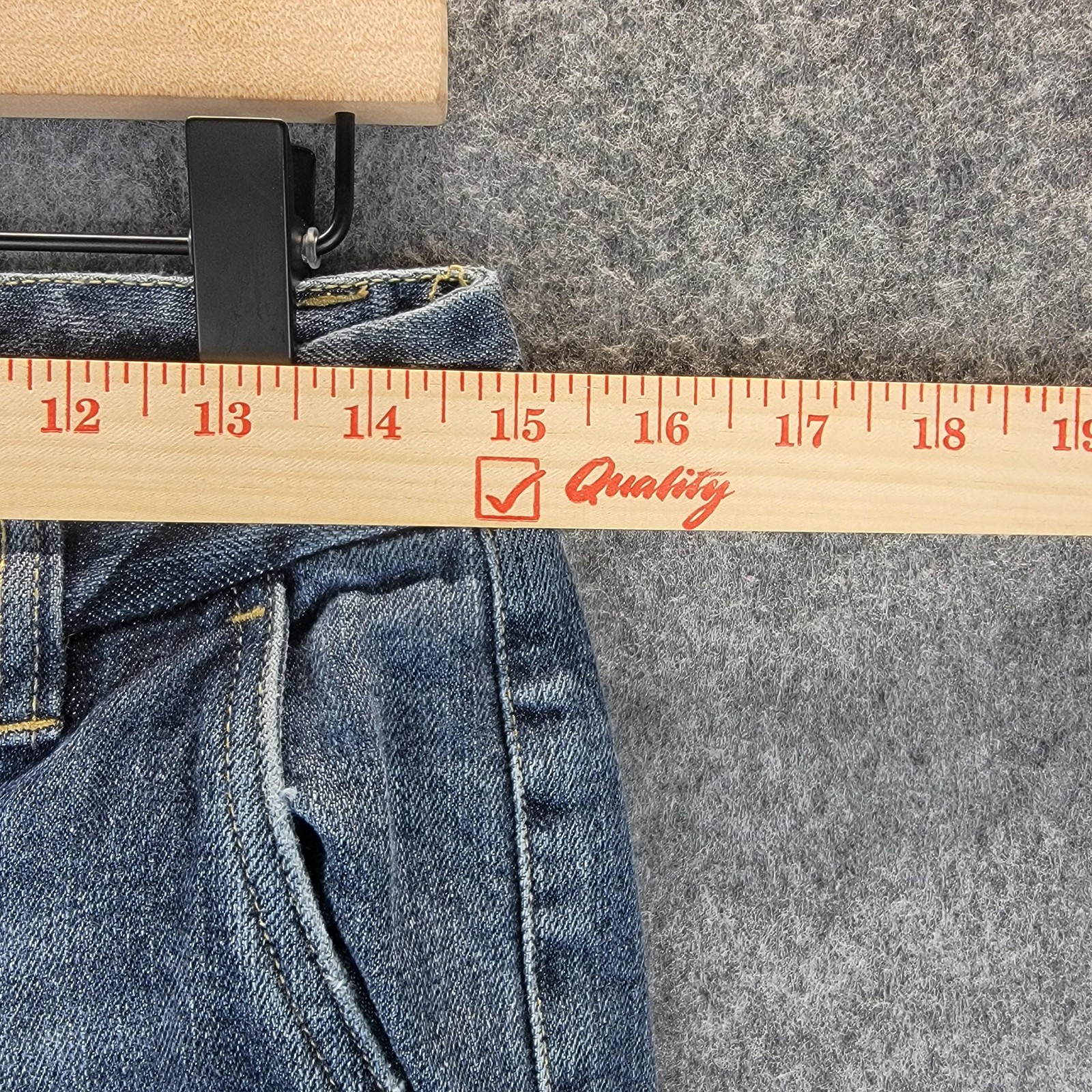 J Crew Jeans Womens 28 Blue Bootcut Denim Stretch Casual Low Rise Style 77624