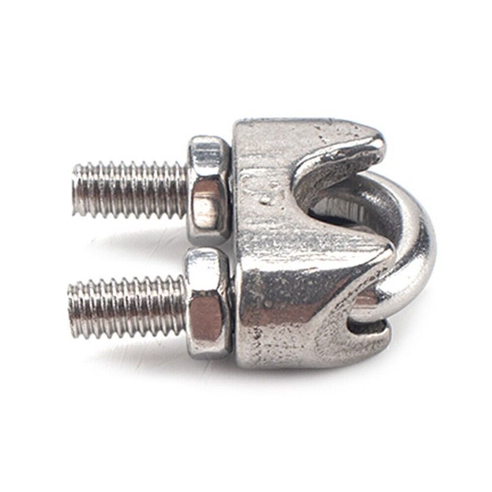 30PCS M4 Wire Rope Fixed Clamps with Triangular Ring